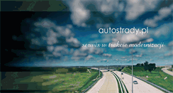 Desktop Screenshot of noclegi.autostrady.pl